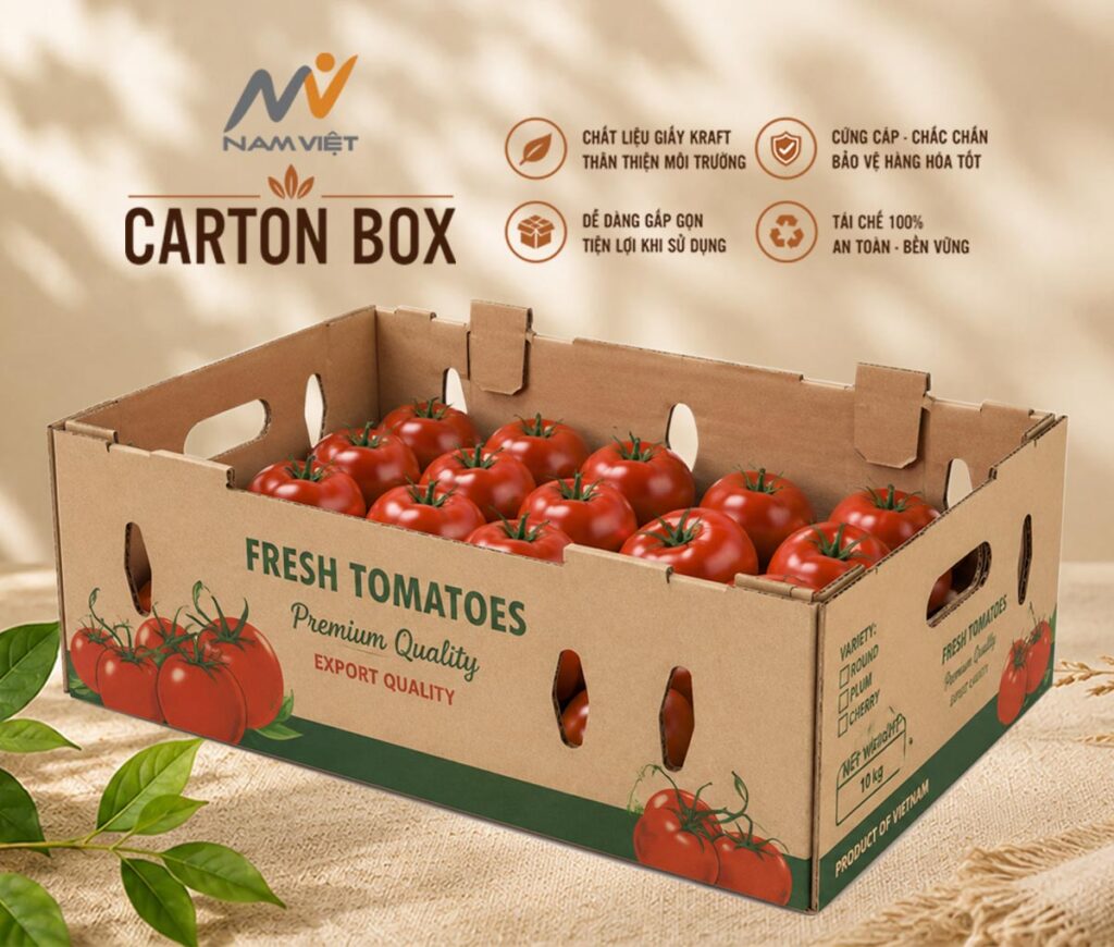 Thùng carton đựng cà chua -1227