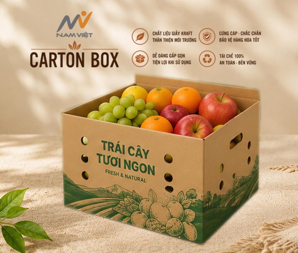 Thùng Bế Lỗ Đựng Trái Cây-1213