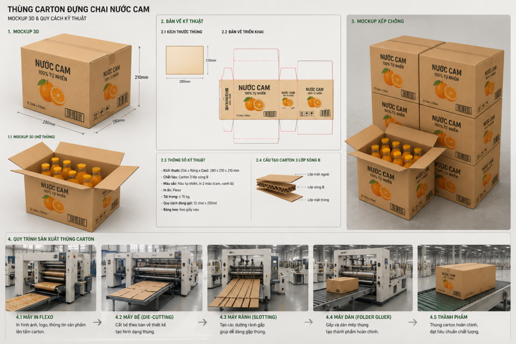 Hơn 5000 Sản phẩm thùng carton đã có mặt trên thị trường